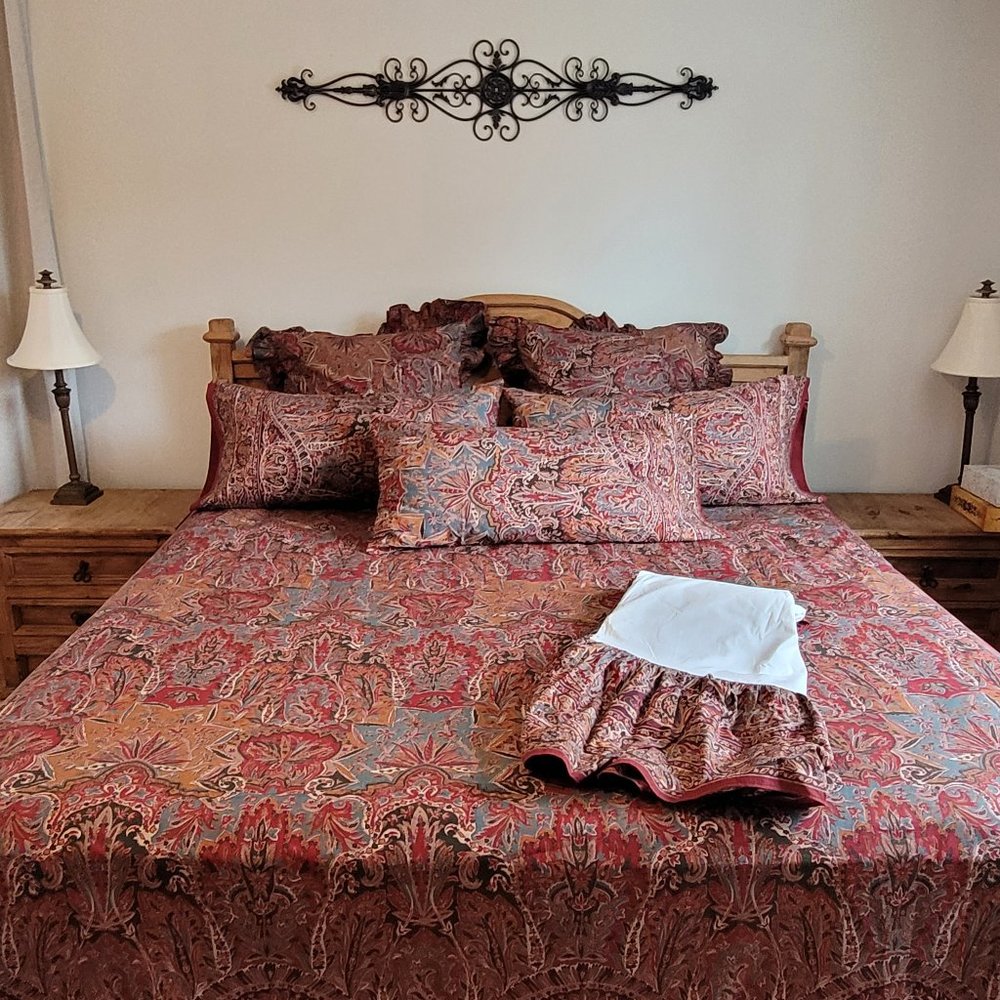 RARE 7pc Vintage Ralph Lauren King duvet set